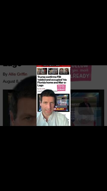 Trump Confirms FBI raided His Home & Mar A Lago 😳