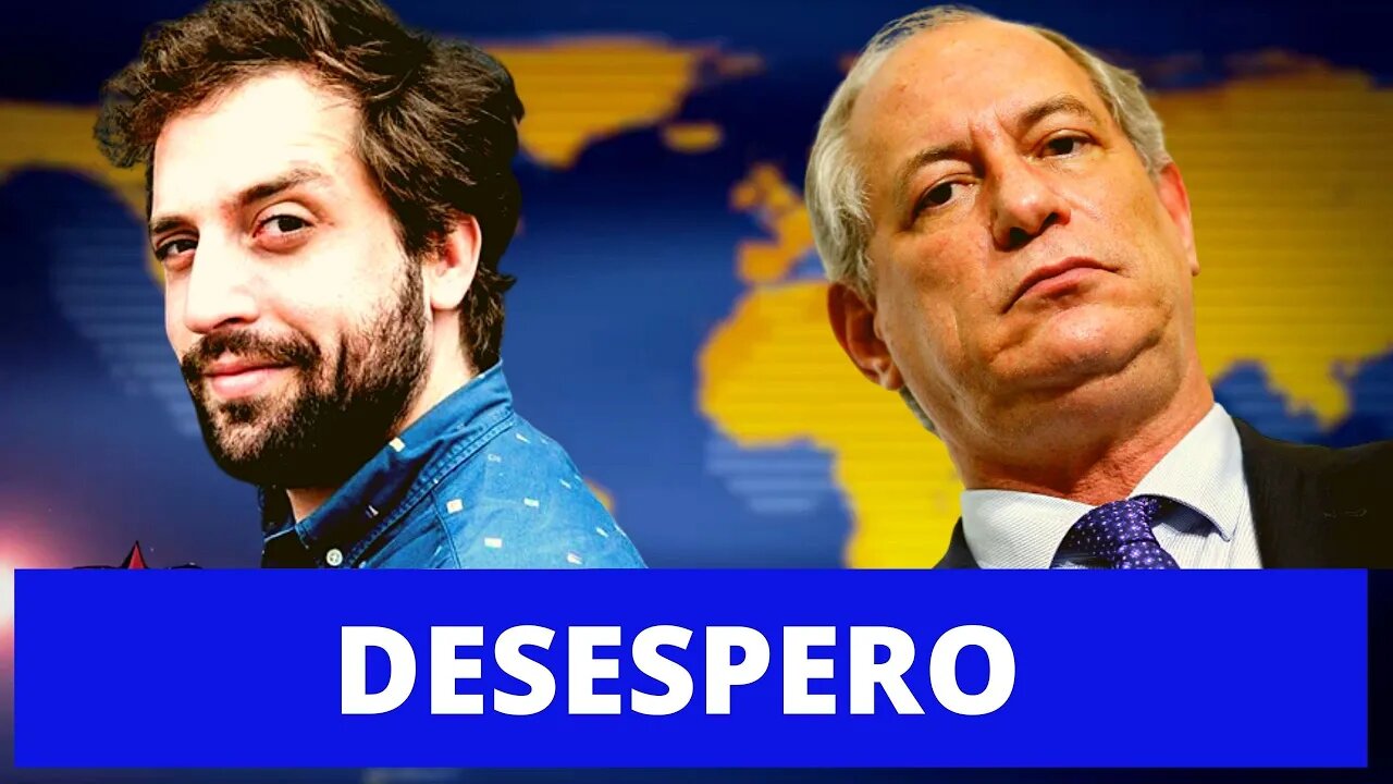 💥 CIRO GOMES EM TOTAL DESESPERO SE ACOVARDA E TENTA USAR GREGÓRIO DUVIVIER COMO PALANQUE!