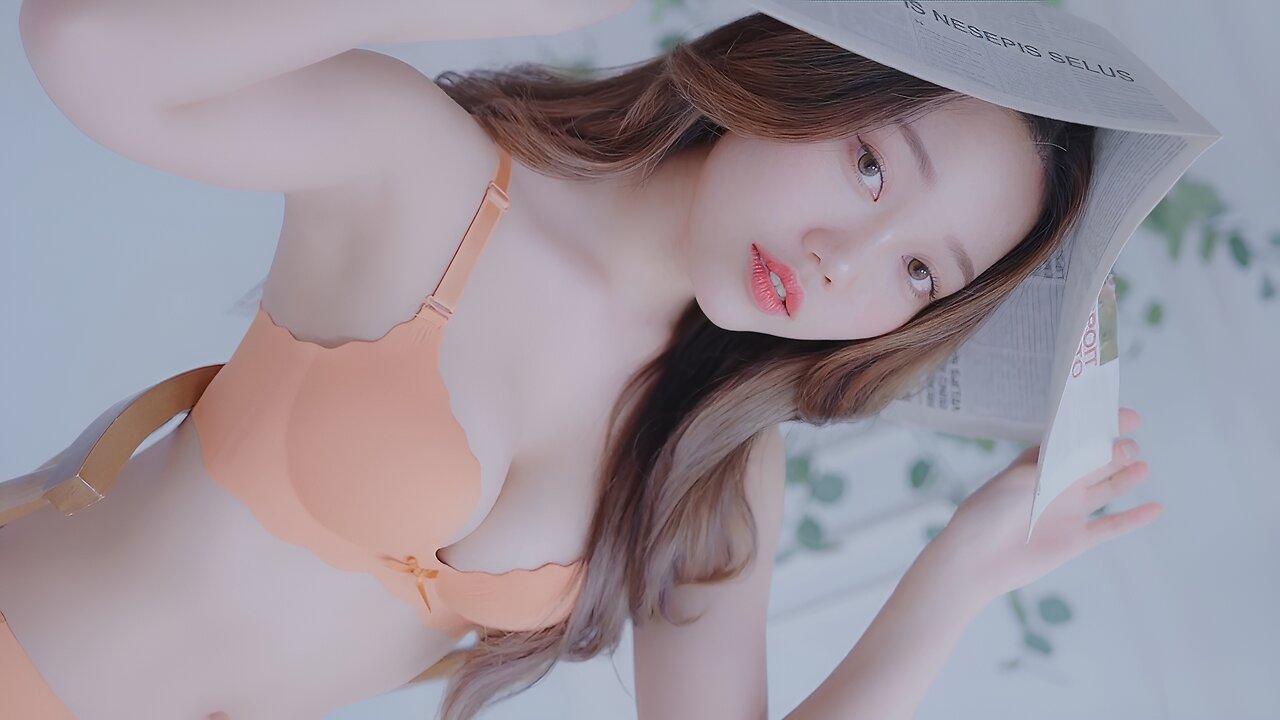 Beautiful Asian girls bikini underwear Lookbook 4k videos #22