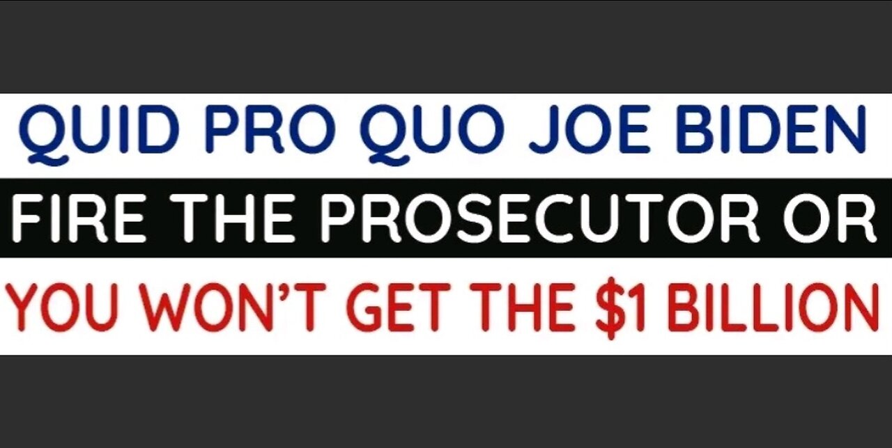 QUID PRO QUO JOE