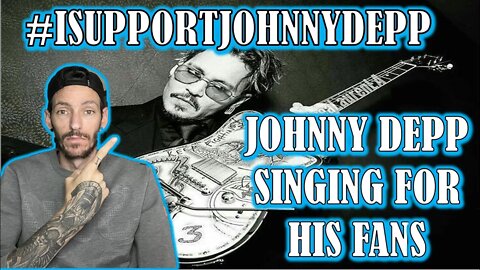 PHENOMENAL GUITAR PLAYER!!!Johnny Depp Sings and Plays Guitar For His Fans (REACTION)