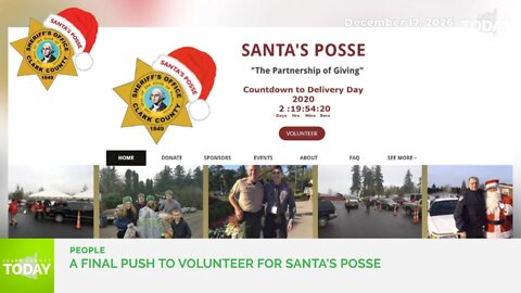 A final push to volunteer for Santa’s Posse