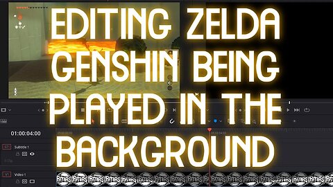 Editing Zelda While Snowblox Plays Genshin