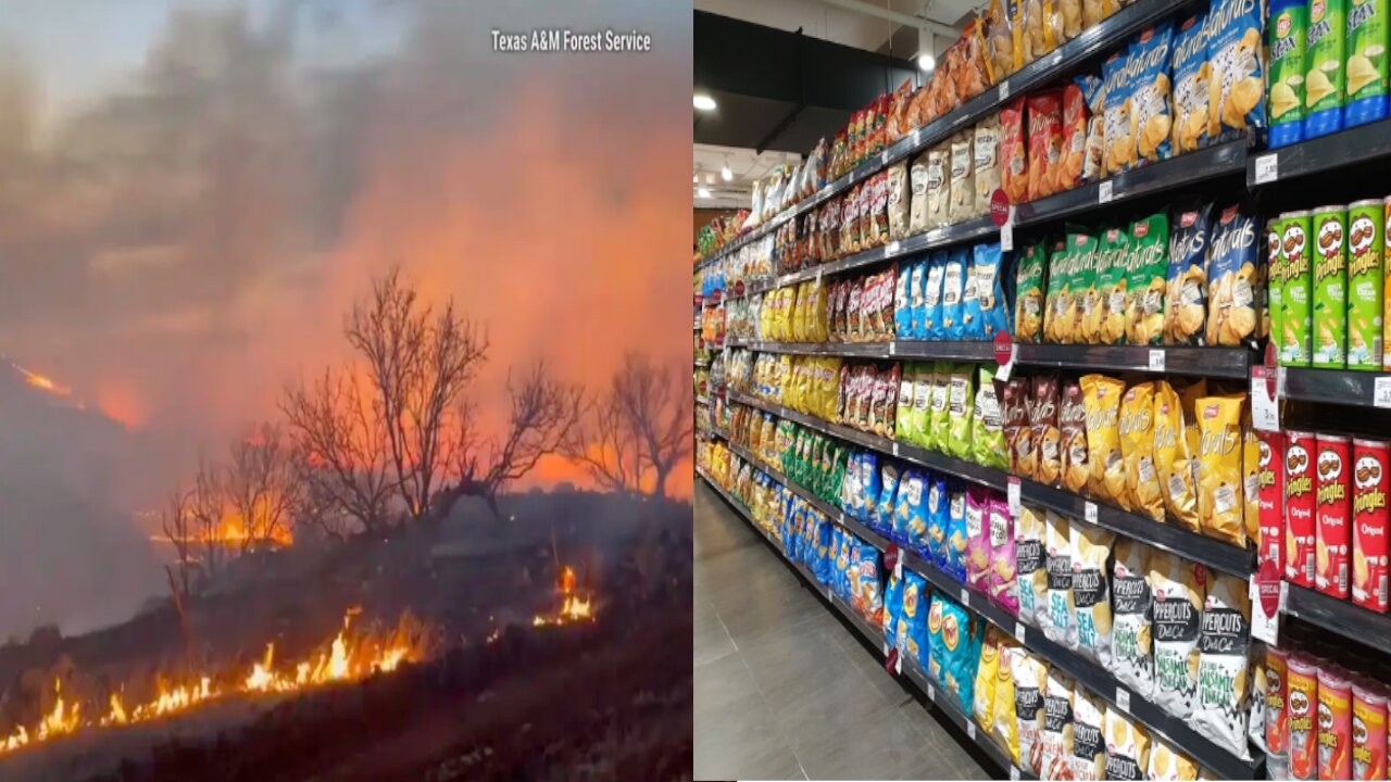 Texas wildfire, Processed food linked to 32 harmful effects & Come out from America Spiritually