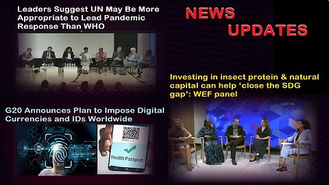 News Updates: Some World Meeting's Outcomes and Other News