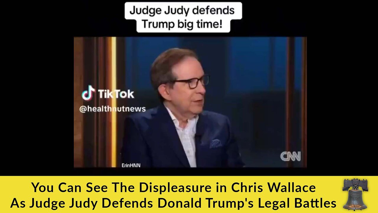 You Can See The Displeasure in Chris Wallace As Judge Judy Defends Donald Trump's Legal Battles