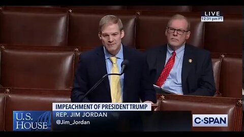 Rep. Jim Jordan: Impeachment Started before President Trump was Elected