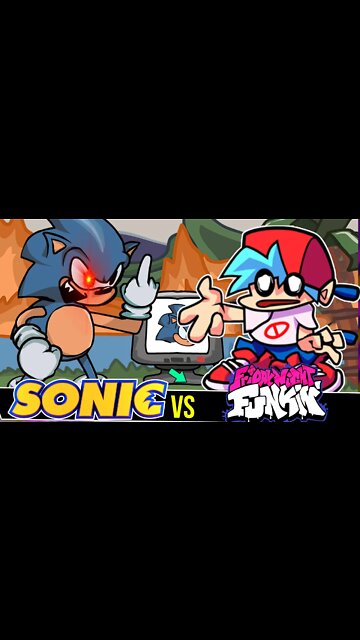 EVIL Sonic ACABOU com Friday Night Funkin | vs Extra Life Sonic #shorts