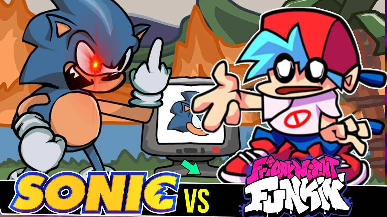 EVIL Sonic ACABOU com Friday Night Funkin | vs Extra Life Sonic #shorts