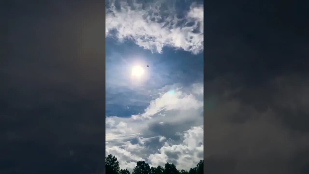Airplane breaks the sound barrier