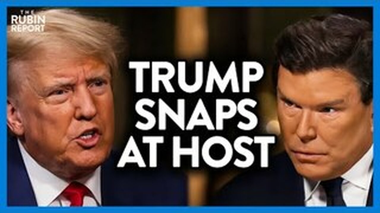 Watch Host's Face When Trump Snaps at Him for Saying This Fact | DM CLIPS | Rubin Report