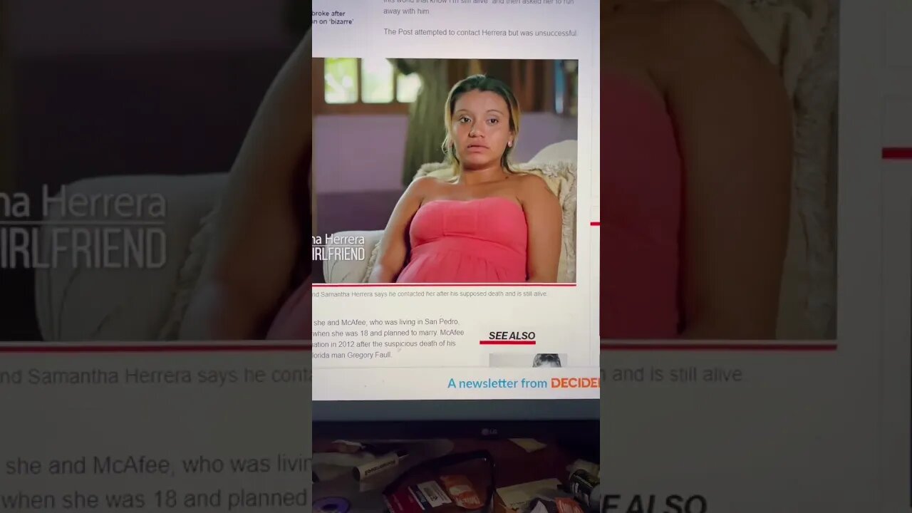 John mcafee faked his death according to Netflix and his ex girlfriend Samantha Herrera in Texas??!!