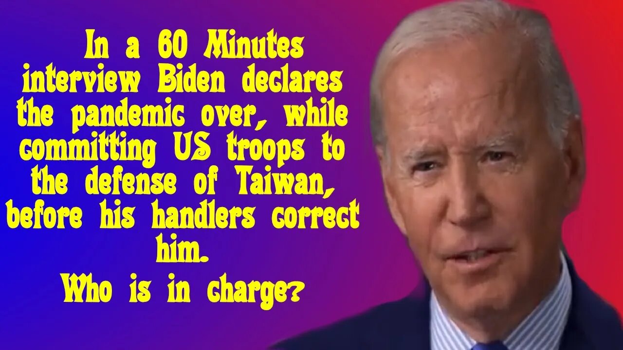 Joe Biden's 60 Minutes interview was a train wreck.