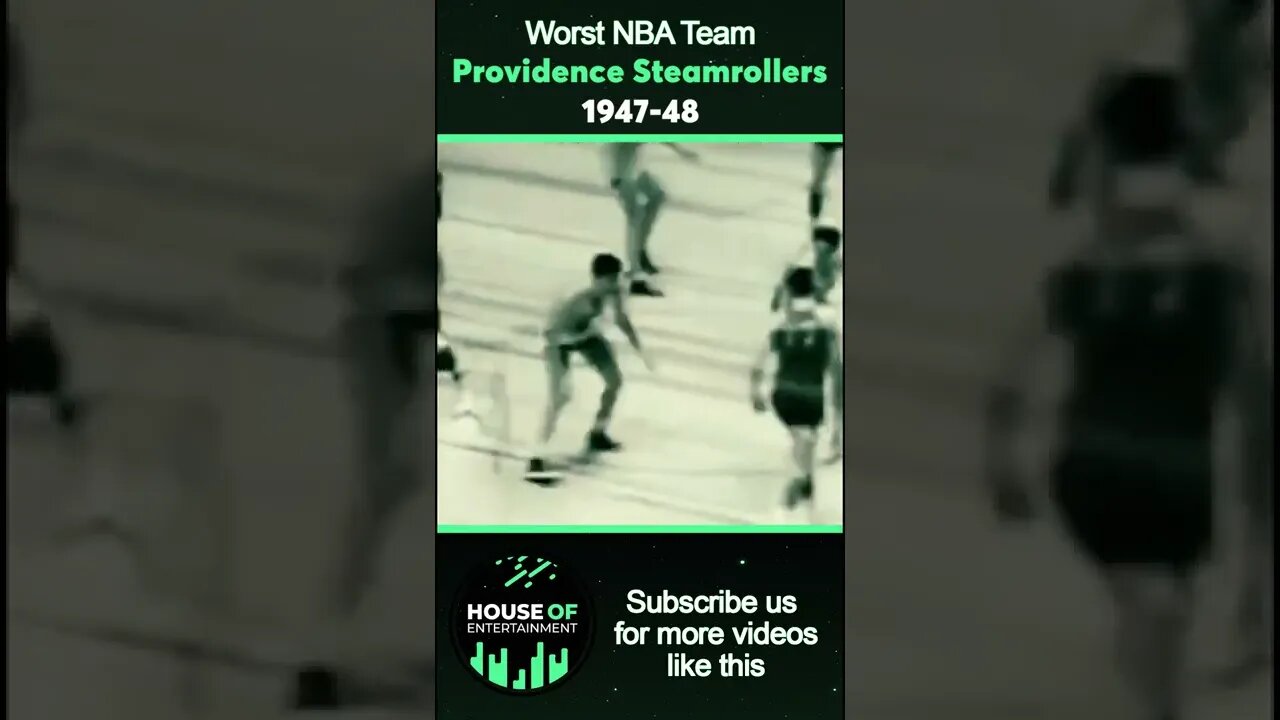 Worst NBA Team in History | Providence Steamrollers | Unbelievable stuff!!