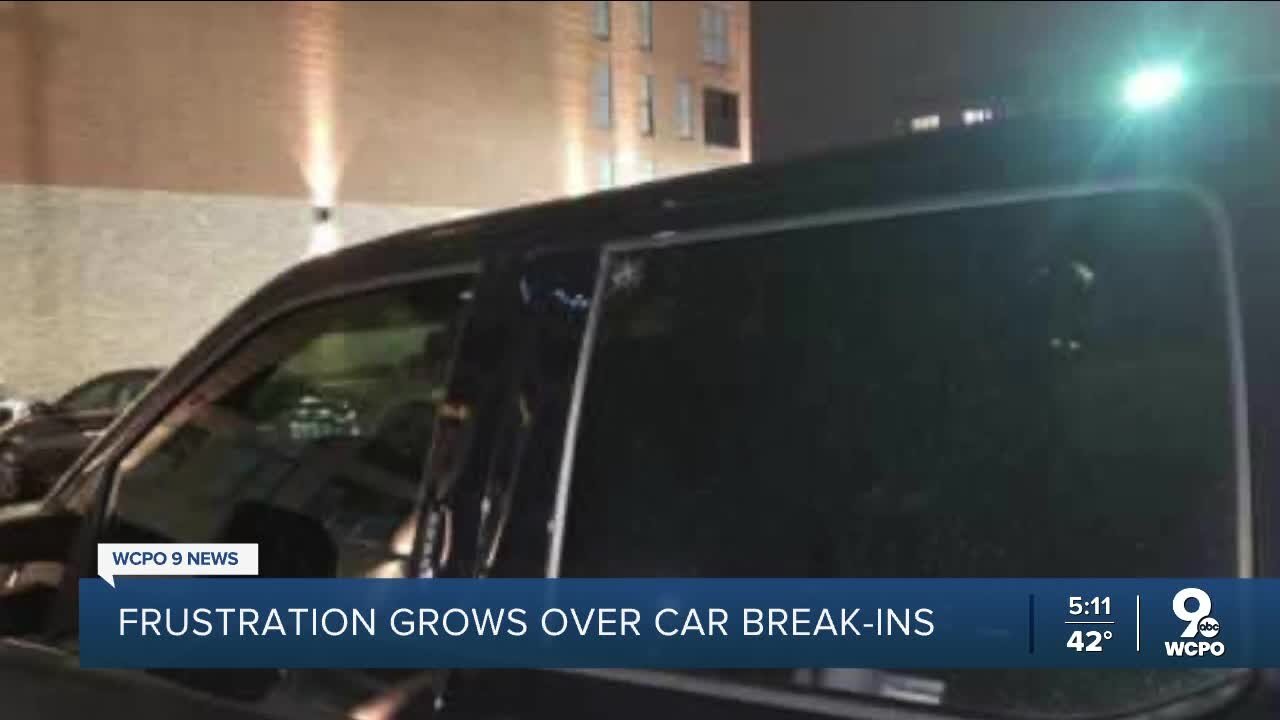 Frustration grows over car break-ins