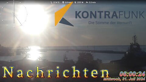 Nachrichten im Kontrafunk 31.07.2024 - 06:00 Uhr #glaubewenig, #hinterfragealles, #denkeselbst