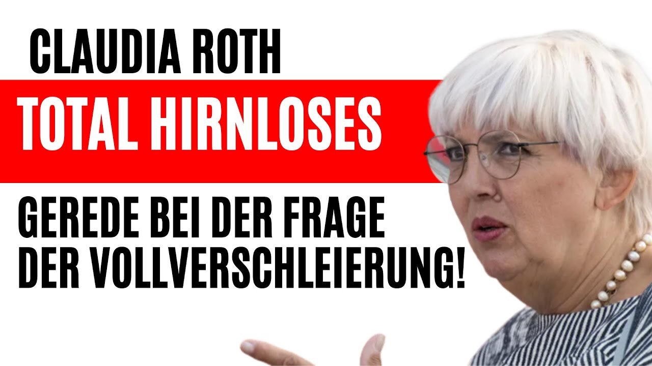 Claudia Roth 🤥 verteidigt die Unterdrückung von Frauen! 😧