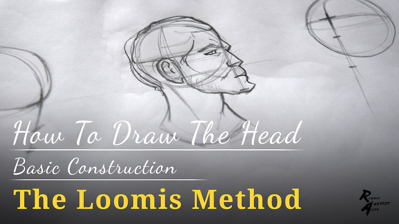 How To Draw The Head - The Loomis Method