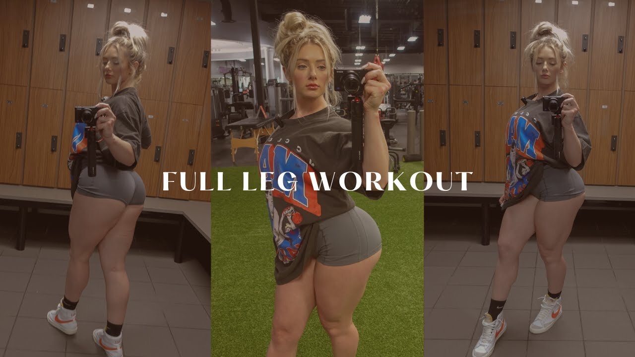 Leg day with hot girl