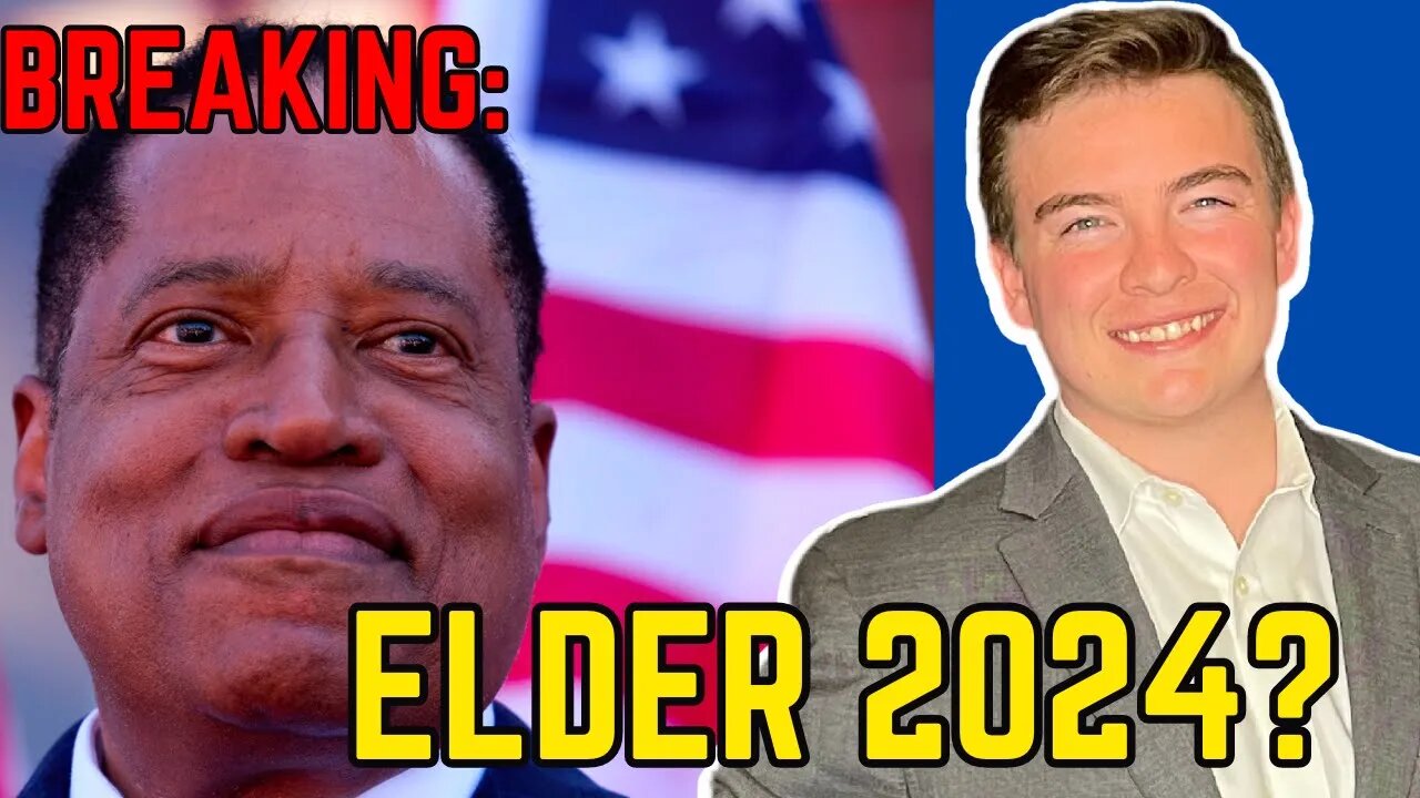 BREAKING NEWS: Larry Elder Enters The Race!┃2024 Presidential Primary