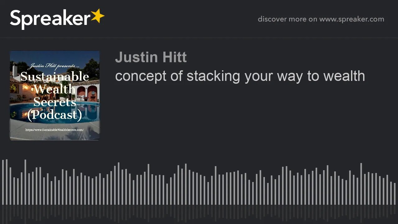 Concept of Stacking Your Way to Wealth