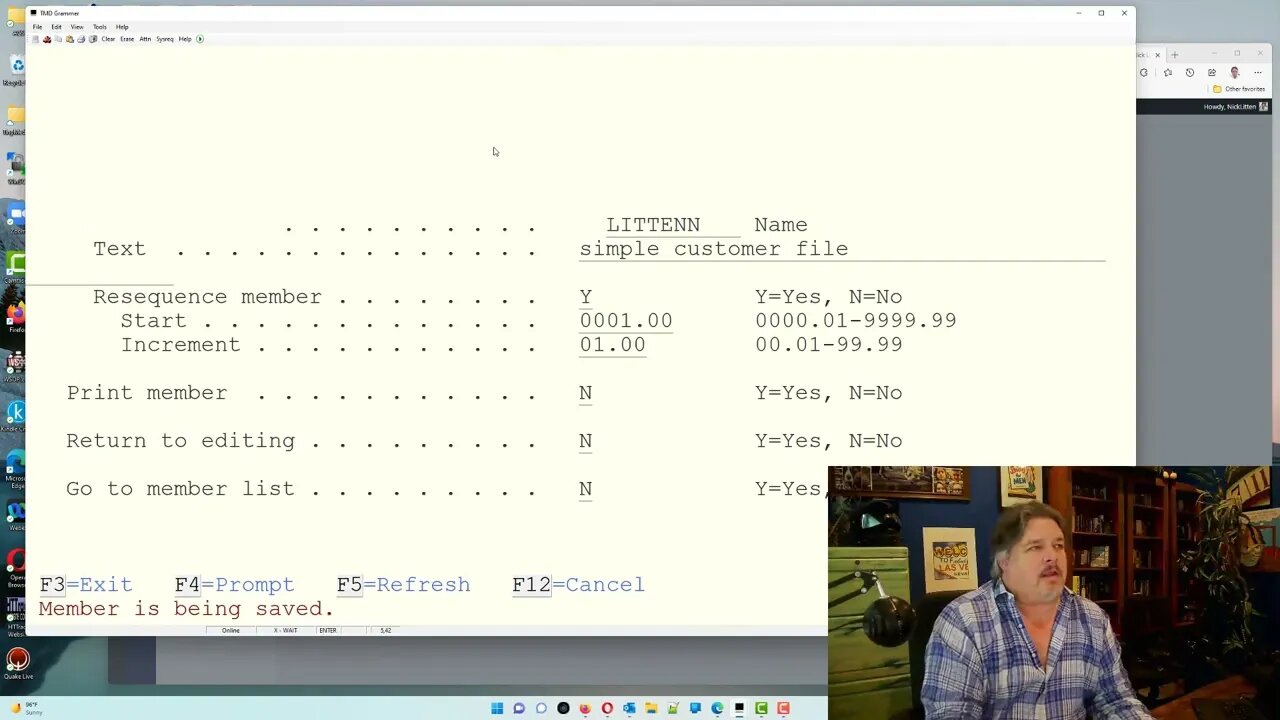 Workshop Let's create an IBM i Physical File