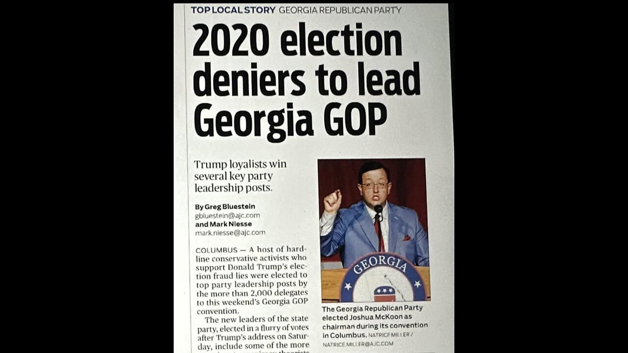 Trump Party | Ep. 536 Georgia GOP goes Ultra MAGA through Trump Lead State Convention 06-12-2023