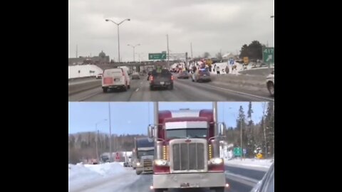 Corona protest (trucker) in Canada 2022