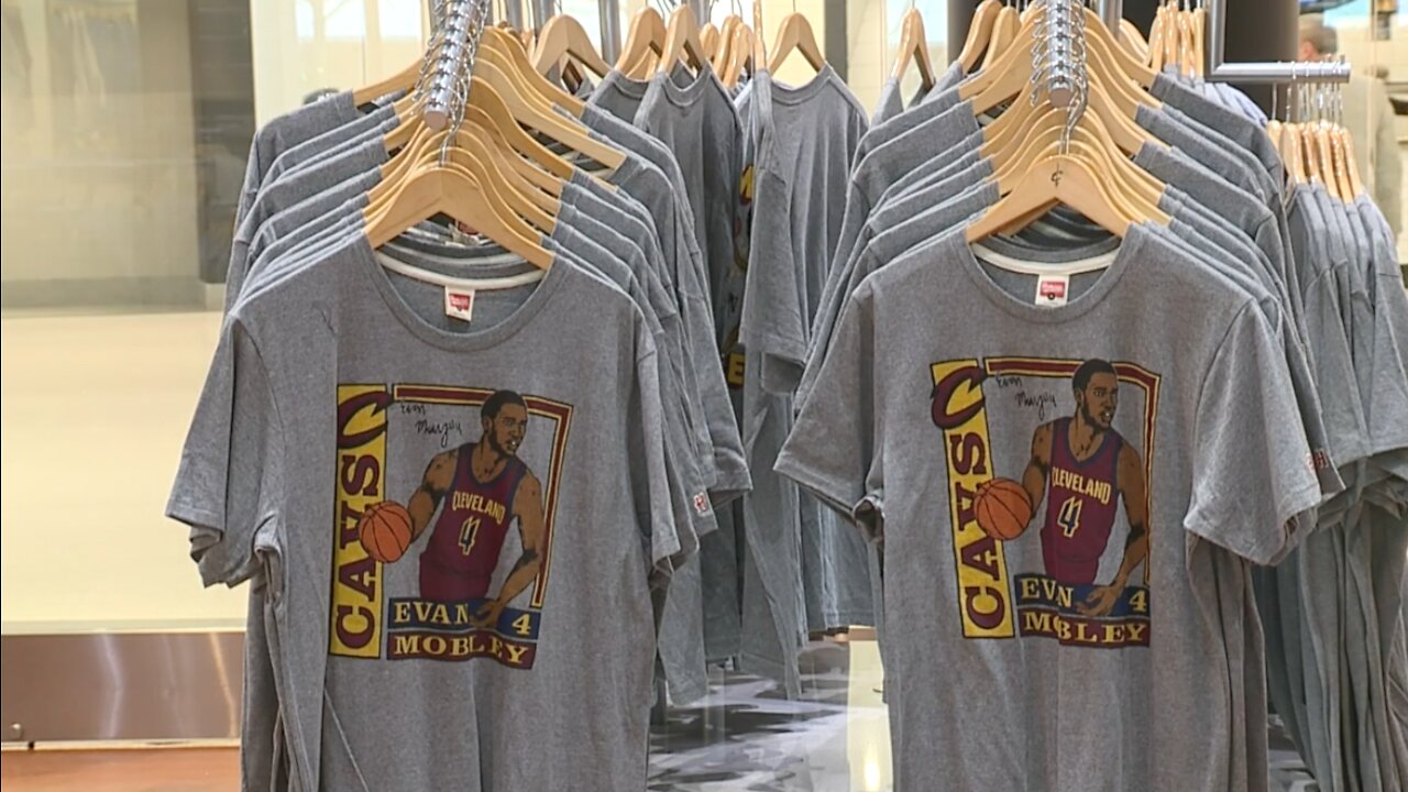 Cleveland Cavaliers apparel flying off the shelves