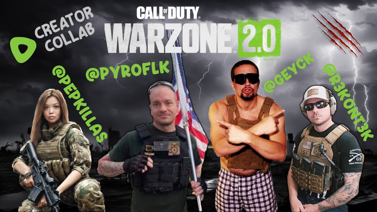 📺Creator Collab | Pep-Pyro-Geyck & R3K Bring the Hype to Warzone™ 2.0 Resurgence