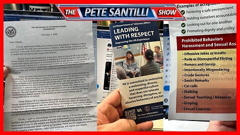 PETE CALLS THE VA ABOUT WOKETARD LETTER HE RECEIVED