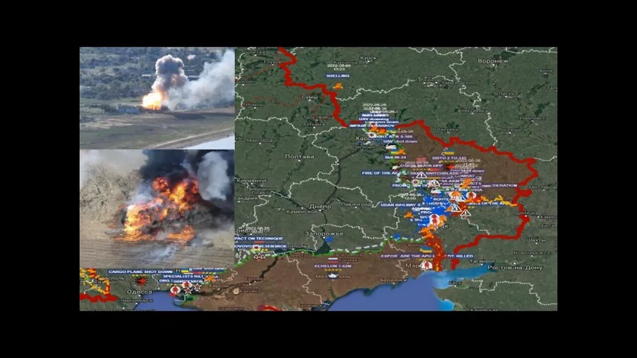 Summary of the fighting, with geolocation 05, 26,2022