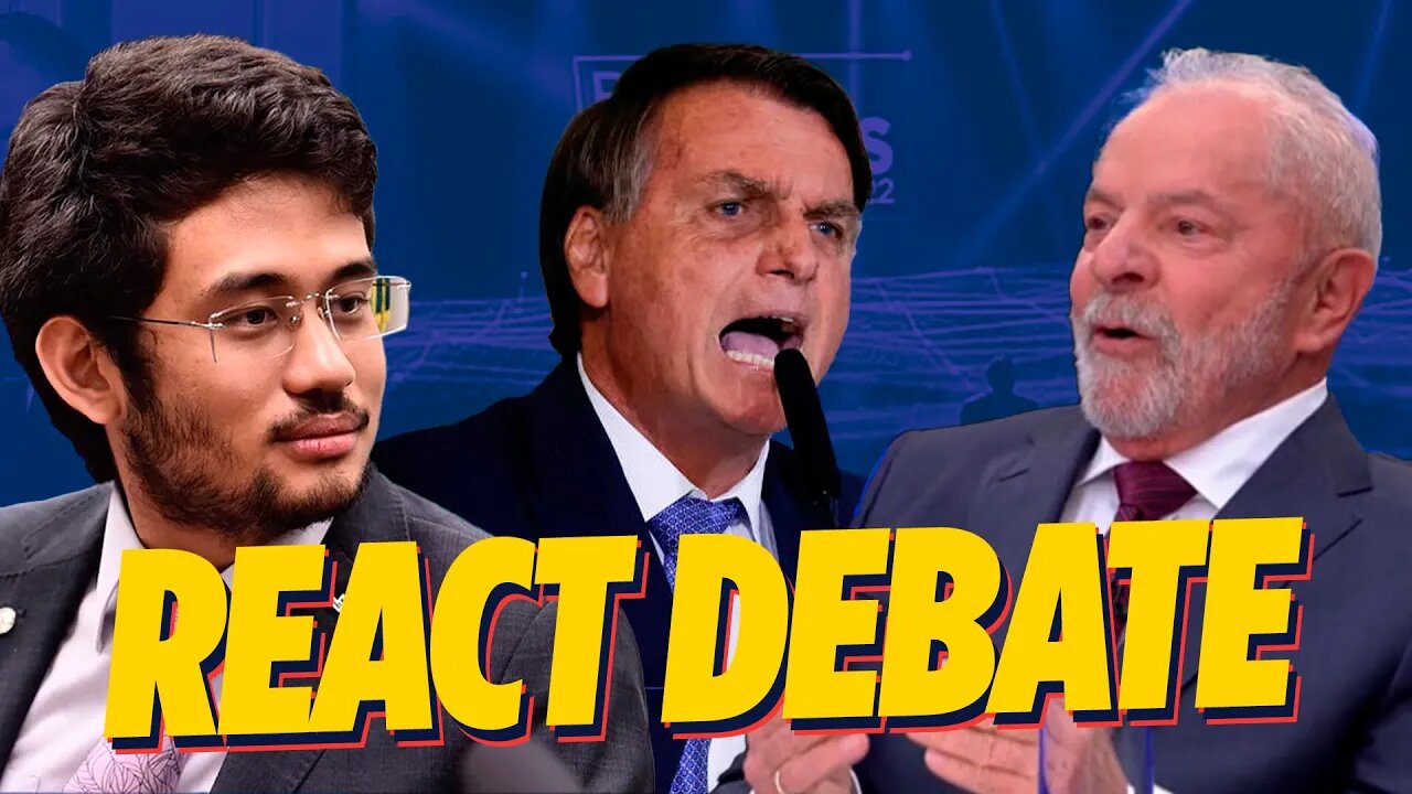 LULA X BOLSONARO NO DEBATE - REACT AO VIVO!