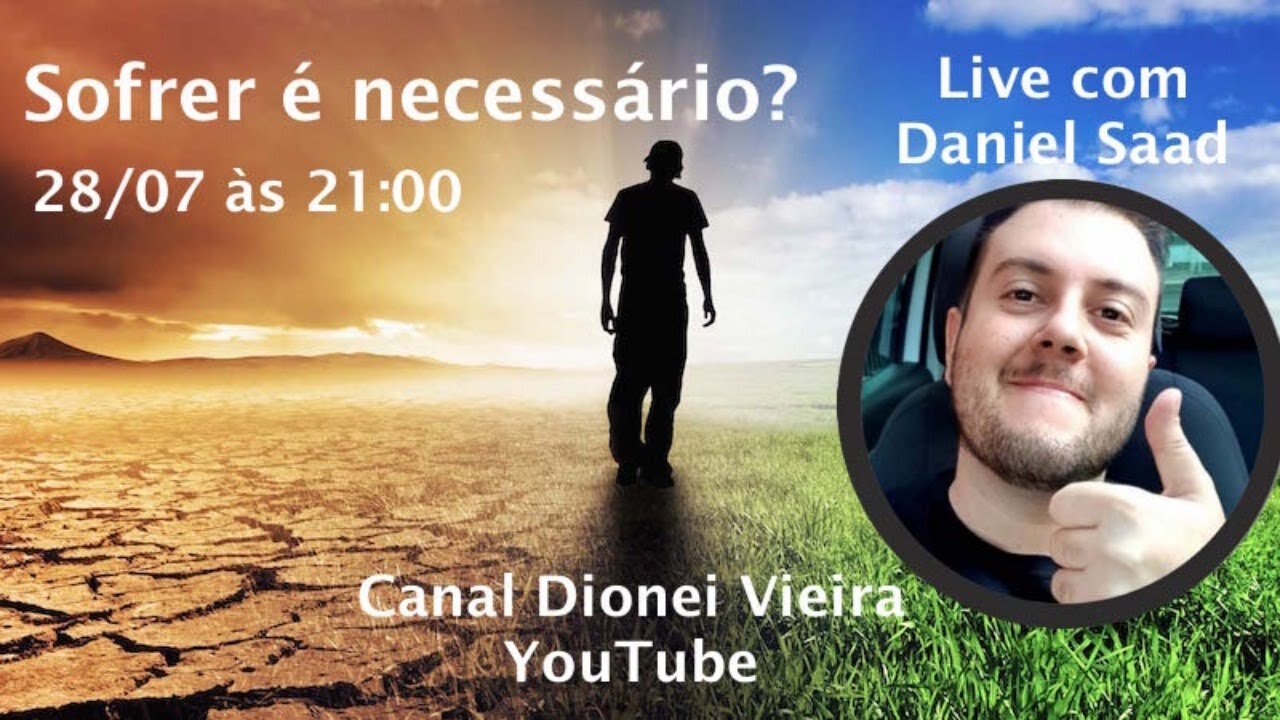 Sofrer é necessário? ( Live com Daniel Saad )