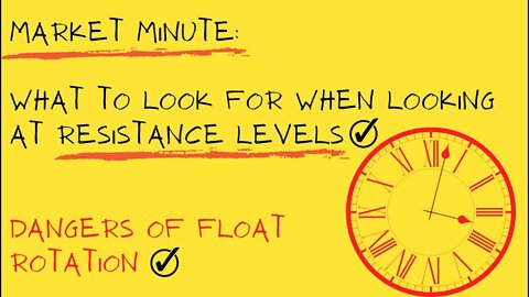 RESISTANCE LEVELS, what you NEED to know...