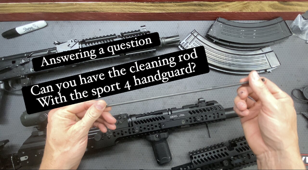 Q and A. Can you use the cleaning rod with the sport 4 Zenitco handguard?