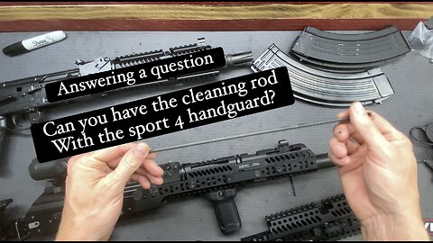 Q and A. Can you use the cleaning rod with the sport 4 Zenitco handguard?