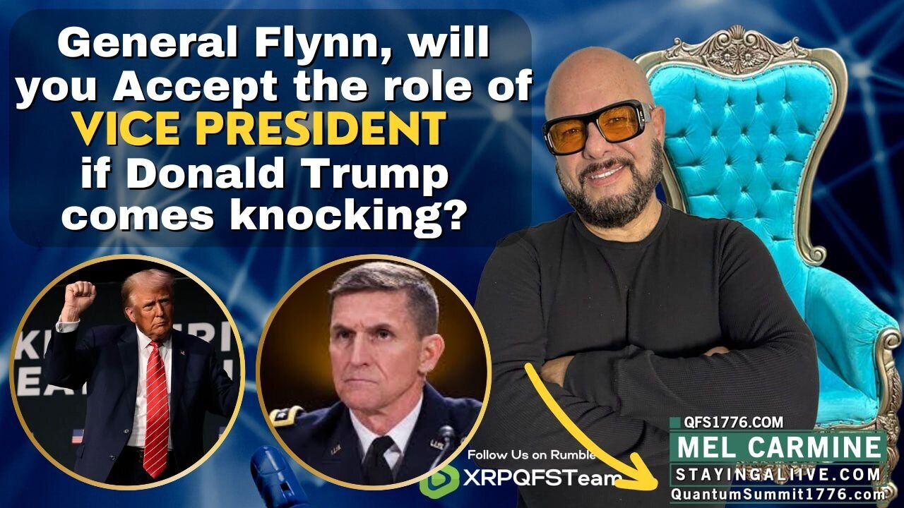 Gen Flynn. will you accept the role of Vice President if Donald Trump comes knocking