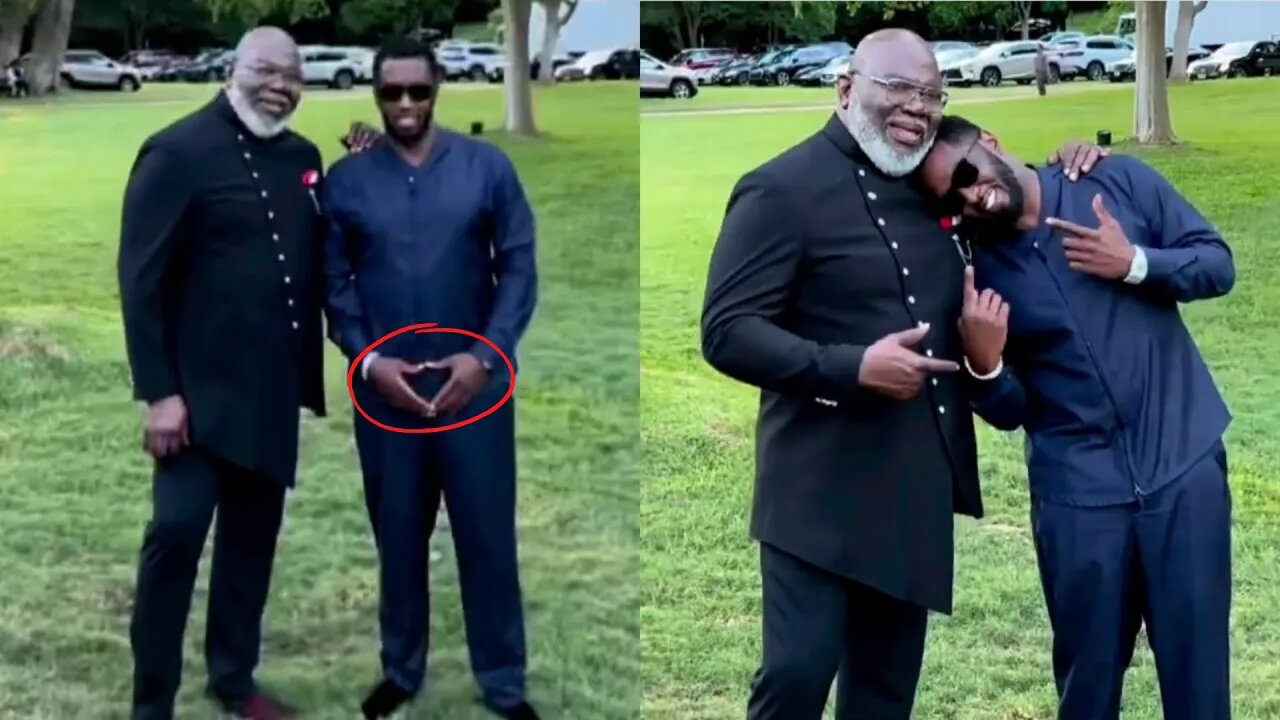 P. Diddy Flashes "Illuminati Gesture" While Meeting W/ Bishop TD Jakes?