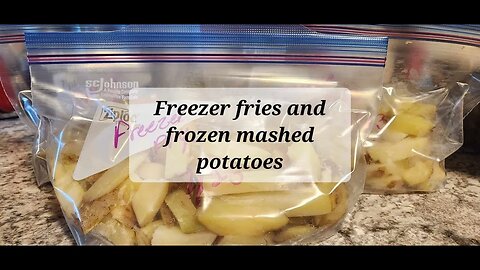 Freezing mashed potatoes @taffystexaskitchen70 Freezer fries @HomesteadTessie