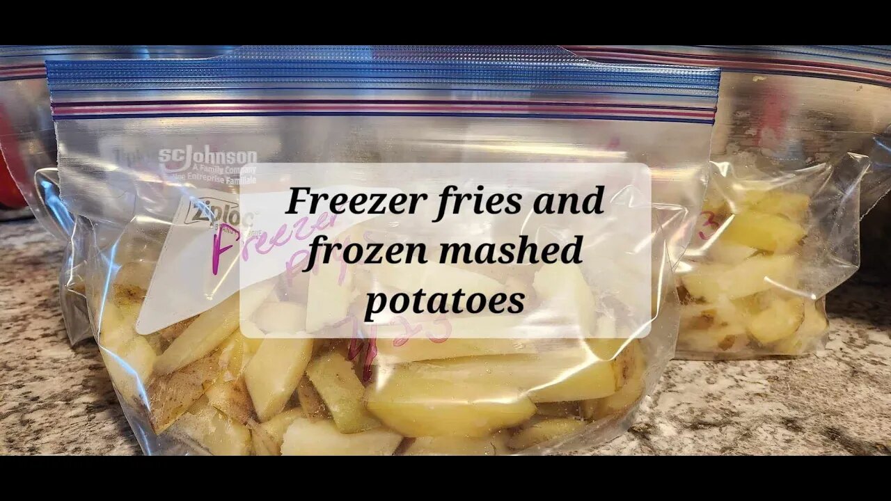 Freezing mashed potatoes @taffystexaskitchen70 Freezer fries @HomesteadTessie