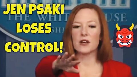 Jen Psaki LOSES CONTROL of the Briefing Room! 😱