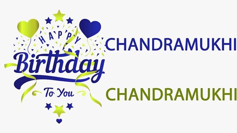 Happy Birthday to Chandramukhi - Hindi Birthday Wish From Birthday Bash