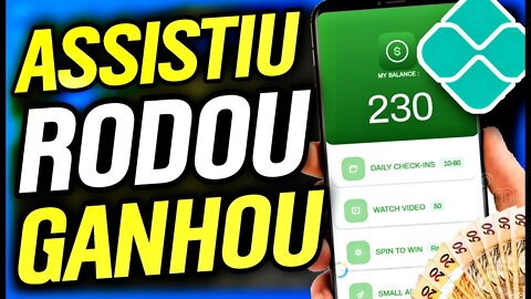 [URGENTE 😱] NOVO APP DE GANHAR DINHEIRO PAGANDO PRA ASSISTIR VÍDEOS E RODA UMA ROLETA