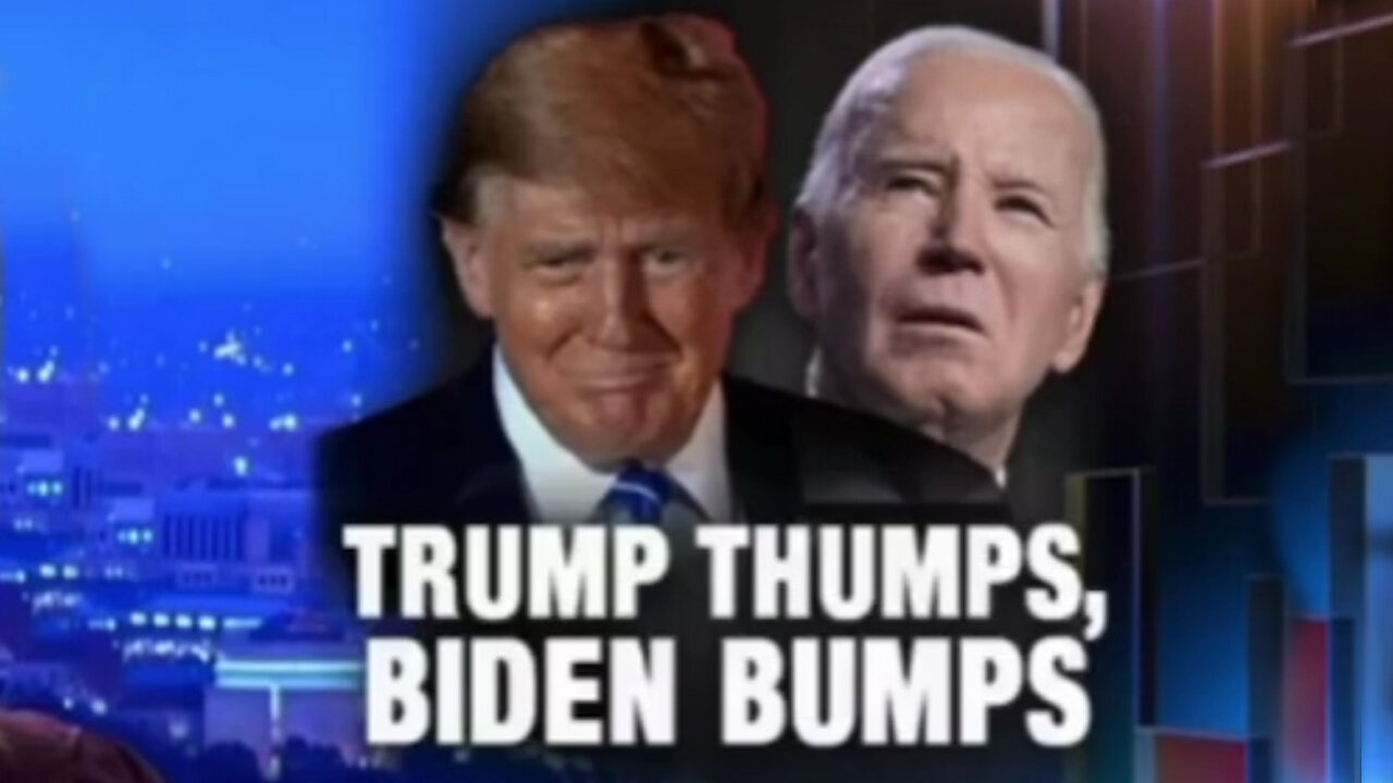 Bombshell! Trump Thumps - Biden Bumps