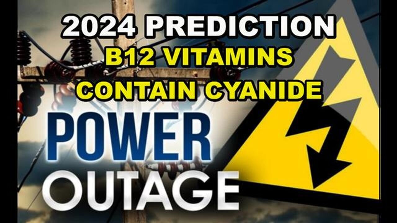 BIG PHARMA selling B12 Vitamins with CYANIDE - Major SHUTDOWN prediction in 2024