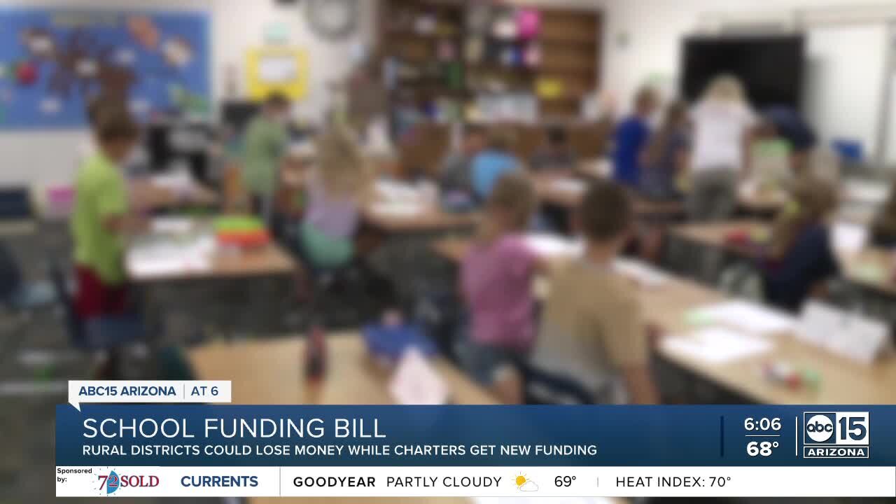 School district funding bill could take money from rural districts, provide more to charters