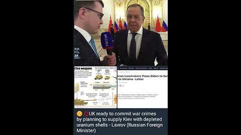 ☢ 💢UK ready to commit war crimes by planning to supply Kiev with depleted uranium shells