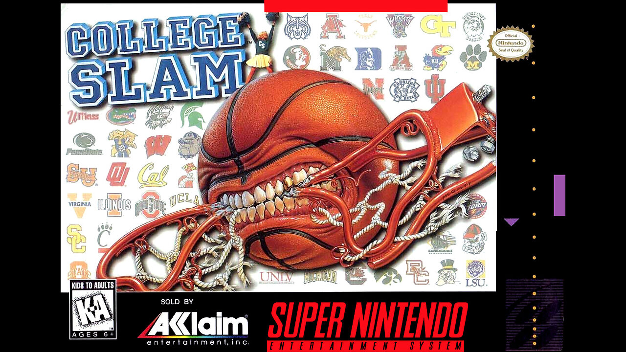 College Slam: Gameplay Part 1 🏀 (Super Nintendo)