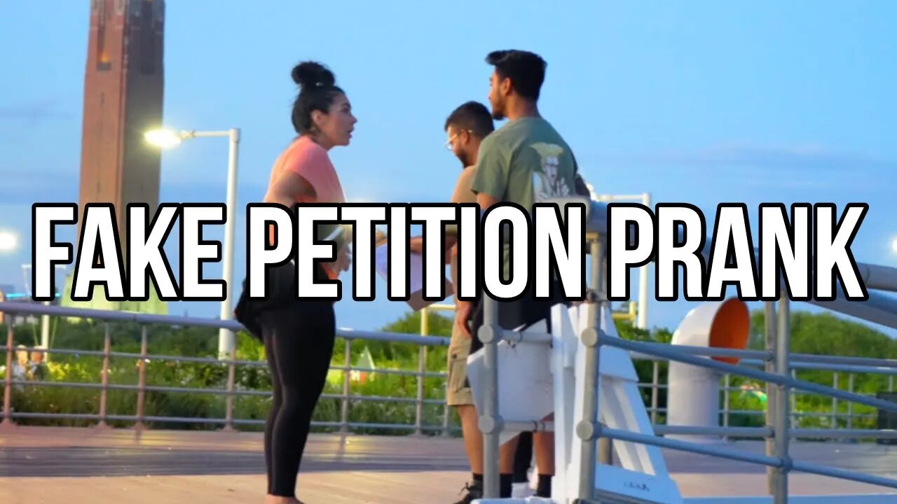 Fake Petition Prank in Public | The WTF Guys